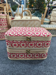 Panier suspendu en bambou 100% naturel, décoration murale intérieure et extérieure, paniers suspendus pour la décoration de la maison - Product Image 1