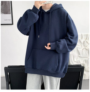2024 printemps nouvelle édition coréenne hommes ample solide pull à capuche décontracté grands sweats et sweats à capuche pour hommes livraison DDP - Product Image 4