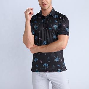 Polos de algodón orgánico para hombre, camisetas de manga corta con logotipo personalizado que absorbe la humedad, polos informales de verano de alta calidad para hombre, moda - Product Image 3