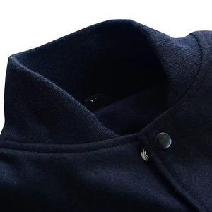 Chaqueta de lona personalizada para hombre de alta calidad temporada de invierno talla grande con cuello levantado con capucha logotipo personalizado - Product Image 6