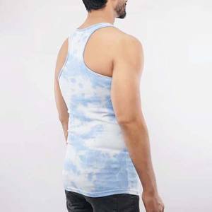Débardeurs pour hommes respirants de style de rue imprimé par sublimation personnalisée OEM débardeurs en coton et polyester nouveau design de mode pour hommes - Product Image 2