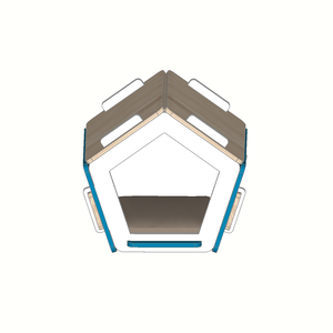 Precio de fábrica AC18 Casa fija para mascotas con diseño moderno de tono de madera suave para sala de estar OEM Proveedor de Vietnam - Product Image 3