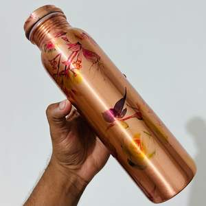 Diseño único Botella de cobre de la mejor calidad Botella de cobre de lujo con botella de agua de cobre puro ancho al vacío sin Bpa de alta calidad - Product Image 6