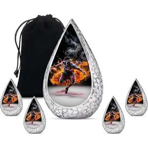 Venta caliente con precio razonable Artesanías Urnas de cremación de aluminio Suministros funerarios Venta al por mayor por encargo con alta calidad - Product Image 1