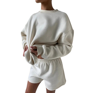 ชุดวอร์ม2ชิ้นสำหรับผู้หญิงชุดวอร์มเสื้อวอร์มสำหรับผู้หญิงโลโก้ตามสั่ง - Product Image 5