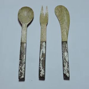 Couverts de table décoratifs pour couper le fromage Couverts en résine de bonne qualité faits en bois - Product Image 2