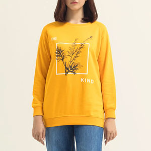 2023 venta al por mayor de algodón de alta calidad de gran tamaño liso mujeres nuevo estilo sudadera con su propio logotipo - Product Image 2