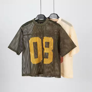 Nuevas camisetas de malla personalizadas Boxy Fit de secado rápido de gran tamaño fútbol baloncesto malla fútbol Jersey malla camisetas de malla hombres hechos en Pakistán - Product Image 1