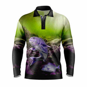 Chemises de pêche personnalisées en gros, UPF 50+, protection solaire, manches longues, pour l'extérieur, vêtements de pêche de haute qualité pour hommes - Product Image 6