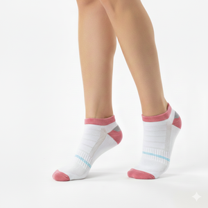 Fabricant de baskets tricotées antibactériennes antidérapantes personnalisées Chaussettes de cheville de sport unisexe Compression Logo Marque OEM Cheap Men - Product Image 4