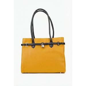 Borsa a Tracolla Strutturata in Vera Pelle da Donna, Made in Italy, Art. 25401 - Product Image 4