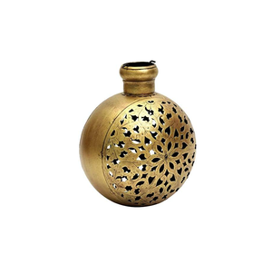 Vase à fleurs décoratif en aluminium moulé pour la table et l'étagère, ajoutant une touche sophistiquée à l'intérieur de la maison - Product Image 1