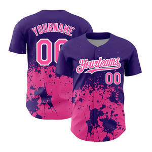 Color personalizado y tamaño precio barato sublimación béisbol Jersey equipo desgaste manga corta sublimación béisbol Jersey - Product Image 6
