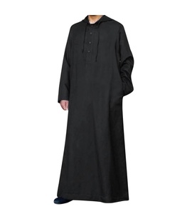 Ropa islámica de Arabia Saudita para hombres de manga larga Juba Thobe Jubba Venta caliente vestido árabe de talla grande - Product Image 2