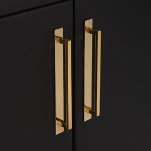 Manijas de Puerta de Latón Hechas a Mano de Primera Calidad para Gabinetes y Armarios, Elegantes Tiradores de Metal Tradicionales para Muebles de Lujo - Product Image 2