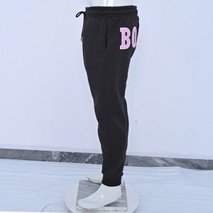 Custom logo and Size Men Loose <b>Stacked</b> Sweat Pants Solid Color <b>Joggers</b> Straight Sweat Pants Bootcut Flared Sweatpants with OEM - Product Image 3