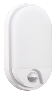 Lampada da parete LED ovale Doko con sensore, 15W, 1100Lm, IP54, 6000K (GSC 200205058) - Product Image 1