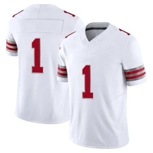 Vente en Gros Personnalisé Nouveau 32 Équipes Football Mode Hommes Col Rond Décontracté Maillot de Football Américain Service OEM Chemise à Sublimation - Product Image 3