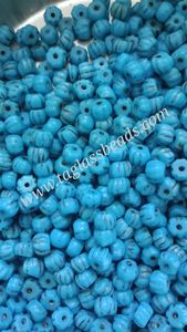 Cuentas de cristal de Murano para la fabricación de joyas-Chevron Millefiori Mushroom & Crystal Glass Beads Trade Beads Round & Lampwork Glass Beads - Product Image 2