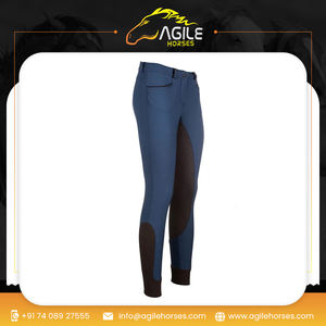 กางเกงขี่ม้าสำหรับผู้หญิงที่สง่างามเสื้อผ้าสำหรับขี่ม้าแบบยืดได้4ทางกางเกงขี่ม้าแบบยืดได้ตามต้องการ - Product Image 6