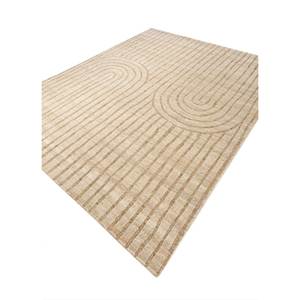 Alfombra de Lana Anudada a Mano Thyme Gold, Diseño Abstracto Clásico para Sala de Estar o Dormitorio - Modelo LA-1513 - Product Image 2