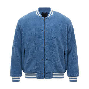 Veste de sport vintage de haute qualité en polyester/coton, lavage à l'acide, devant debout, respirante, coupe-vent, streetwear pour homme - Product Image 6