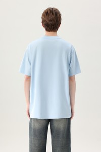 2025 nuevo producto Unisex algodón Sorona camiseta 300gsm peso pesado manga corta Camiseta para diseñar su marca camiseta para hombres - Product Image 3