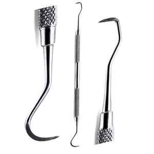 Détartreur Jacquette Détartreur dentaire antérieur Détartreur d'instruments en acier argenté Double extrémité Instruments dentaires de haute qualité - Product Image 2