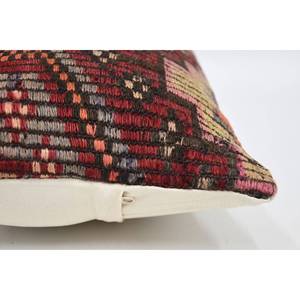 12x24 Multicolor Bohemian Kantha Wool Rug Vintage Pattern Woven Style 12x24 Inches Bohemian-Style Wool Rug - Product Image 5