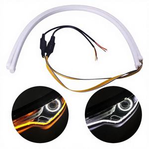 Luz diurna halógena flexible de 60 cm, luz de señal de giro ámbar, tira de luz para Bora Accord, nueva protección IP67, 12 V, 18 W - Product Image 3