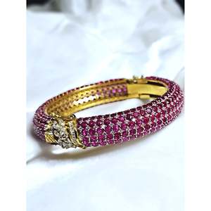 <b>Ruby</b> and CZ Fashion Bangles - Product Image 4