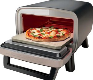 Outdoor Industrial Grade DIY <b>Pizza</b> <b>Oven</b> 12-inch 3-minute <b>Pizza</b> 700F Max Temp <b>Electric</b> Heat-Dark Gray OEM/ODM 3-Year Warranty - Product Image 1