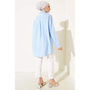 Camisa Hombro Stone Rayas Azul Hielo - Product Image 3