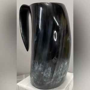 Taza de cerveza de cuerno de buey hecha a mano de Búfalo con logotipo personalizado de la mejor calidad 100%, tazas de cuerno para beber vikingo hechas a mano talladas naturales - Product Image 3