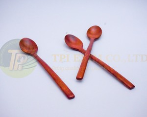 Hot Selling Wooden Spoons Wood Soup Spoons Handle Spoon Kitchen Utensil From Vietnam <b>Cheap</b> Price - Product Image 1