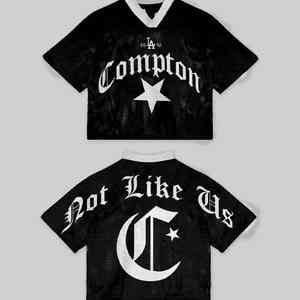 Ropa de calle personalizada, camiseta Vintage para hombre, deportes Retro, fútbol, baloncesto, malla para hombre, camiseta recortada cuadrada, camiseta de fútbol para hombre con cuello en V - Product Image 1