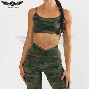 Vêtements de yoga imprimés par sublimation, soutien-gorge de sport personnalisé pour la remise en forme, le fitness et la salle de sport, soutien-gorge de sport respirant sans dos pour femmes, soutien-gorge de sport uni - Product Image 5