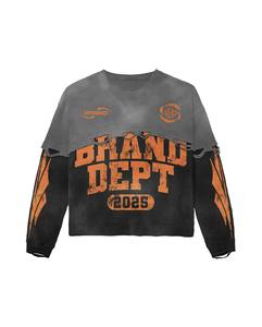 Custom Wholesale Men's Blank Flannel Fabric Short Sleeve Breathable High Street Style T-Shirts Covered Button Custom Logo Design - Product Image 2