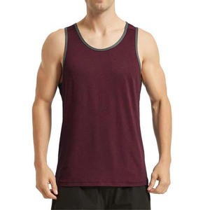 Débardeurs de musculation unis en coton personnalisé de nouveau design pas cher prix débardeurs vêtements pour hommes grande taille respirant Fitness gilet musculaire pour hommes - Product Image 3