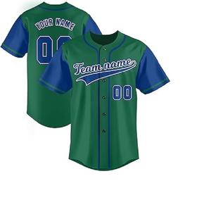 Jersey de béisbol transpirable de alta calidad Tipo de patrón sólido - Product Image 5
