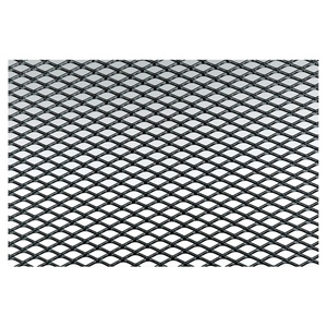 Grille en aluminium noir 125x20 maille étroite - Product Image 1