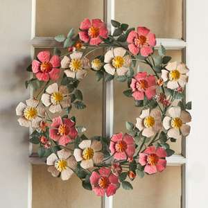 New Look Stylish Leaf Round <b>Wreath</b> Wall Usage for Dining Room Hotel <b>Door</b> Decor Metal <b>Wreath</b> Hanger in High Selling Cheap Price - Product Image 4