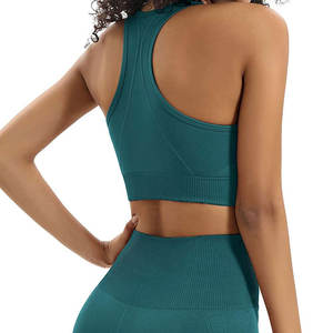 Breathable Quick Dry Plus Size Sport <b>Legging</b> Bra Women's Activewear Yoga Wear Front Logo 2-Piece Gym Yoga Set - Product Image 6