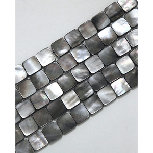 Perles en vrac à coque carrée arrondie - Product Image 2
