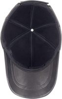 Gorra de Béisbol Unisex de 5 Paneles en Cuero Genuino - 100% Cuero de Oveja, Transpirable e Impermeable, Correa Trasera Ajustable para Hombre/Mujer