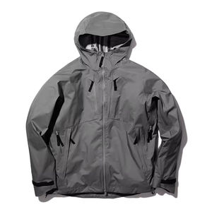 Veste coupe-vent décontractée d'hiver pour l'extérieur, imperméable, respirante, en nylon, à capuche, col montant, grande taille, service OEM - Product Image 2