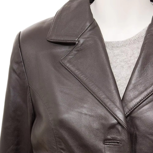 Chaquetas de Cuero de Moda para Mujer 100% Satén de Alta Calidad, Diseño Personalizable, Material Transpirable - Product Image 4