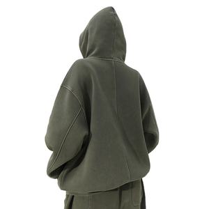 Nouveau élégant hommes chaud coupe-vent veste avec fermeture éclair mince hiver coupe-vent ensemble taux de gros personnalisé mode 2026 - Product Image 4