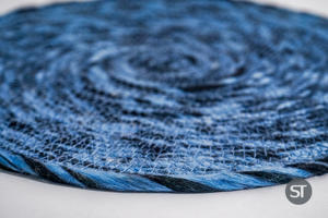 Set de table en fil PET tressé 30 x 30 cm, vaisselle écologique, tapis de table pour la salle à manger, vente en gros, qualité d'exportation - Product Image 5