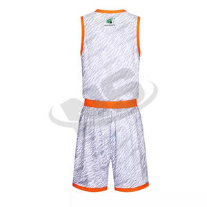 Uniforme de baloncesto personalizado para hombre, ropa de equipo hecha de poliéster, ropa deportiva cómoda, camiseta y pantalones cortos de baloncesto de secado rápido - Product Image 5